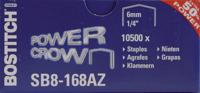 Nieten Bostitch B8 staal SB8 6mm gebogen rug 1050 stuks - thumbnail