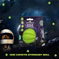 Dog Comets Ball Meteorite Groen met touw - thumbnail