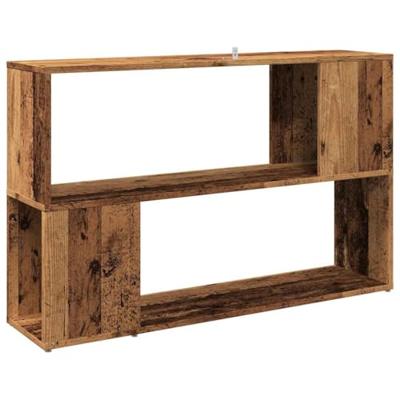 Boekenkast 100x24x63 cm bewerkt hout oud houtkleurig Boekenkast 100x24x63 cm bewerkt hout oud houtkleurig