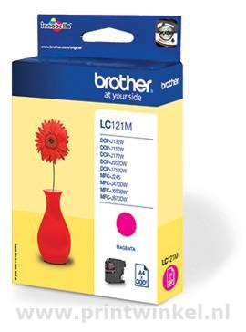 Brother Inktcartridge LC-121M Origineel Magenta LC-121 M