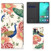 Smartphone hoesje voor Samsung Galaxy A40 Pink Peacock - thumbnail