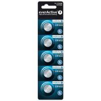 everActive CR1632 Lithium knoopcelbatterijen, 3 V, 5 stuks, krachtigste batterij, 10 jaar houdbaarheid, 5 stuks - 1 blisterkaart - thumbnail