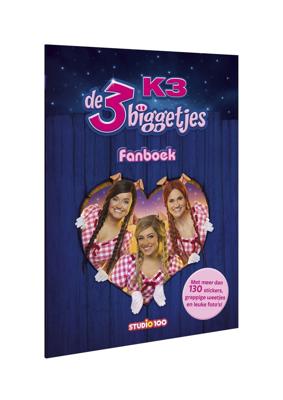 Studio 100 k3: 3 biggetjes fanboek met stickers