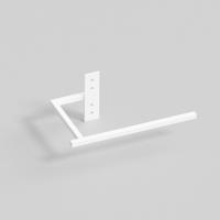 Vasco Beams handdoekbeugel - 24cm - wit structuurlak S600 118370000000600 - thumbnail