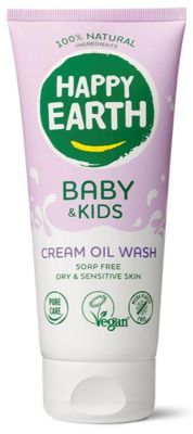Happy Earth 100% Natural Baby & Kids Cream Oil Wash Happy Earth 100% Natural Baby & Kids Cream Oil Wash