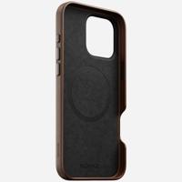 Nomad Traditional Nomad lederen hoesje iPhone 16 Pro Max - Brown - thumbnail