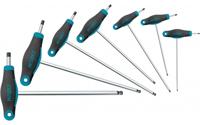 HAZET Schroevendraaierset · met T-greep 829KK/7 · Binnen-zeskant-profiel · 7-delig · 2 · 2,5 · 3 · 4 · 5 · 6 · 8 - thumbnail