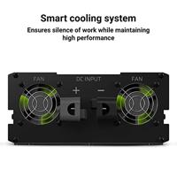 Green Cell INV24 netvoeding & inverter Auto 1500 W Zwart - thumbnail