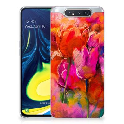 Smartphone hoesje Samsung Galaxy A80 Tulips