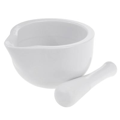 Excellent Houseware Porseleinen Vijzel 11x10 cm Wit