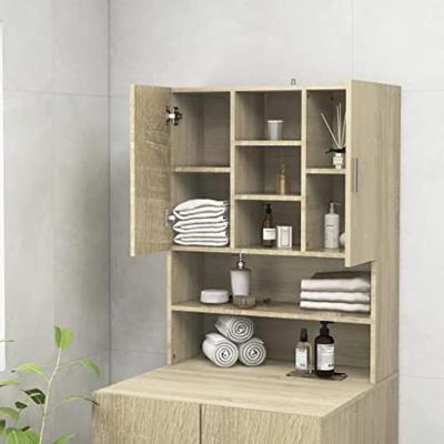 Wasmachinekast 70,5x25,5x90 cm sonoma eikenkleurig - thumbnail