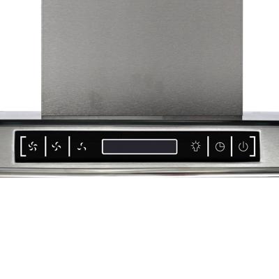 Afzuigkap voor kookeiland met LCD-scherm
