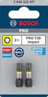 Bosch Accessories Bosch Power Tools 2608522477 T-bit 2-delig T-profiel - thumbnail