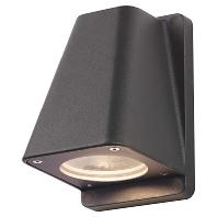 SLV Muur downlighterWallyx GU10 15cm antraciet - 227195