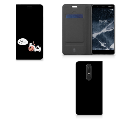 Nokia 5.1 (2018) Magnet Case Cow Nokia 5.1 (2018) Magnet Case Cow