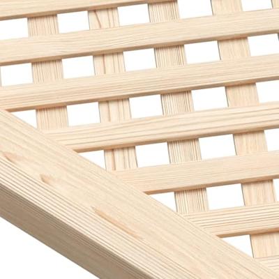Kastdeuren met latwerk 2 st 39,5x39,5 cm massief grenenhout