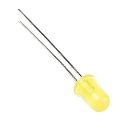 Kingbright L-7113YD Bedrade LED Geel Rond 5 mm 20 mcd 30 ° 20 mA 2.1 V