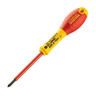Stanley handgereedschap FatMax Schroevendraaier Pozidriv VDE PZ0 X 75mm - 0-65-417