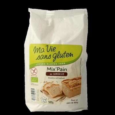 Ma Vie Sans Broodmeel met boekweit glutenvrij bio 500 Gram