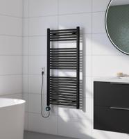 Saqu Cole elektrische radiator 700W 60x120cm mat zwart - thumbnail