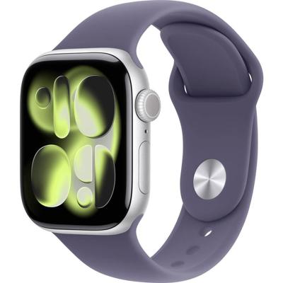 Apple Watch Series 11 GPS 42 mm Aluminium kast Sport Band Zachtpaars M/L