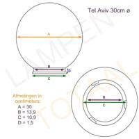 KS Verlichting Bol lampTel Aviv 80R - 7010 - thumbnail
