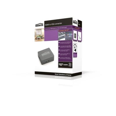 AV Converter [HDMI - VGA, Jackplug] 1920 x 1080 Pixel Marmitek Connect HV15