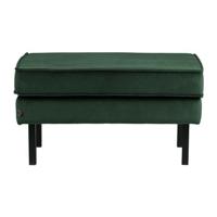 WOOOD Hocker 'Rodeo' Velvet, kleur Groen - thumbnail