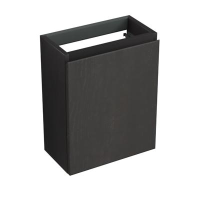 Fonteinkast Forzalaqua Siena 39.5x21.5x50 cm 1 Deur Rechts Eiken Black Oiled Forzalaqua