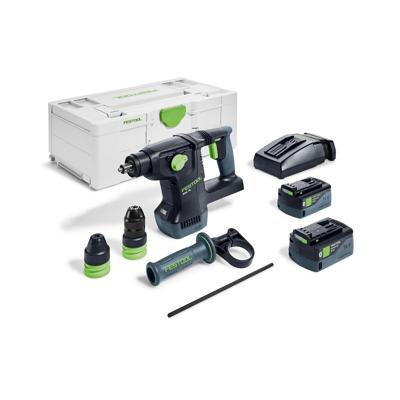 Festool KHC 18 5,0 EBI-Plus Accu combihamer SDS-Plus 2,6J + snelwisselboorkop 18V 5.0Ah in Systainer - 577448 Festool KHC 18 5,0 EBI-Plus Accu combihamer SDS-Plus 2,6J + snelwisselboorkop 18V 5.0Ah in Systainer - 577448