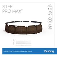 Bestway steel pro max set rotan 366 cm zwembad - thumbnail