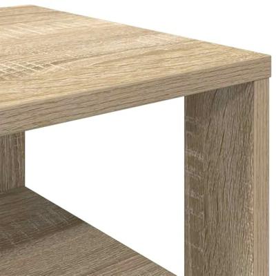 Schoenenrek 61x32x105 cm bewerkt hout sonoma eikenkleurig