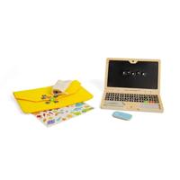 Bigjigs houten speelgoed laptop set, 95dlg. - thumbnail