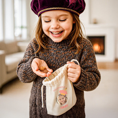 Pepernotenzakje bedrukken - 20 cm