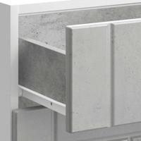 Keuken onderkast Lucca bewerkt hout betongrijs - thumbnail