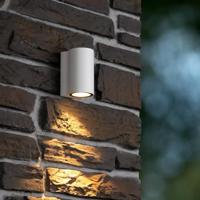 Lucide AKRA - Wandlamp Binnen/Buiten - LED - 1x6W 2700K - IP54 - Wit - thumbnail