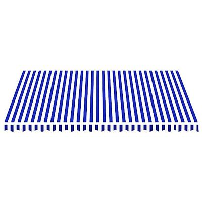 Vervangingsdoek voor luifel 4,5x3,5 m blauw en wit