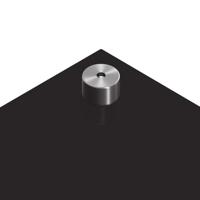 VidaXL Keuken achterwand 2 pcs zwart 70 x 50 cm gehard glas - thumbnail