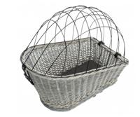 TRIXIE FIETSMAND BAGAGEDRAGER MET ROOSTER GRIJS 55X35X49 CM - thumbnail