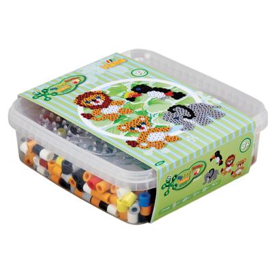 Hama strijkkralenset maxi - wilde dieren, 600st.