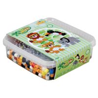 Hama strijkkralenset maxi - wilde dieren, 600st. - thumbnail