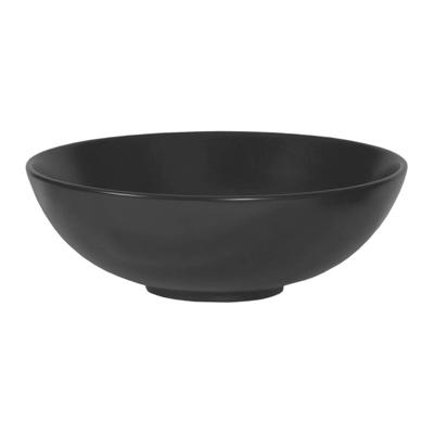 BRAUER Bowl waskom - 40x40cm - rond - keramiek - mat zwart WK-BO40ROMZ BRAUER Bowl waskom - 40x40cm - rond - keramiek - mat zwart WK-BO40ROMZ