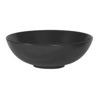 BRAUER Bowl waskom - 40x40cm - rond - keramiek - mat zwart WK-BO40ROMZ - thumbnail