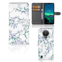 Nokia 1.4 Uniek Hoesje Blossom White - thumbnail