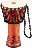 Meinl PADJ1 Rope Tuned Travel Series Pharaoh's Script 8 inch djembe - thumbnail