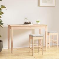 Eettafel 110x55x75 cm massief grenenhout - thumbnail