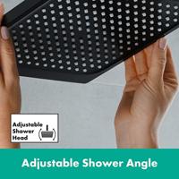 Hoofddouche HansGrohe Vernis Shape 230 1 Jet Mat Zwart - thumbnail
