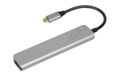iBox IUH3SL4K interface hub USB Type-C 5000 Mbit/s Zilver
