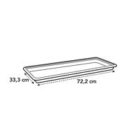 Bloempot schaal Elho Green Basic XXL Zwart Plastic 72,2 cm - thumbnail
