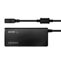 Laptop oplader Aisens ASLC-65WAUTO-BK 65 W - thumbnail